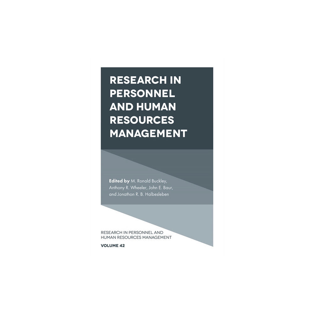 Emerald Publishing Limited Research in Personnel and Human Resources Management (inbunden, eng)