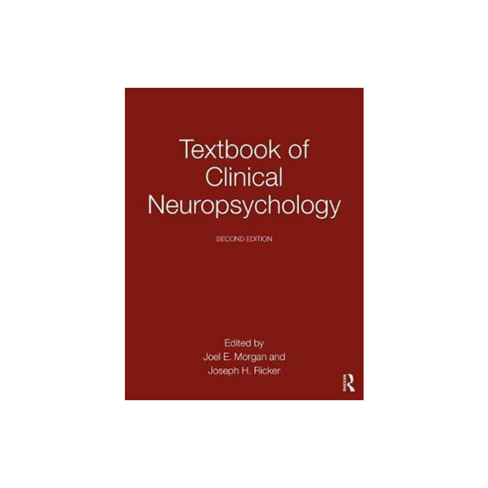 Taylor & francis ltd Textbook of Clinical Neuropsychology (inbunden, eng)