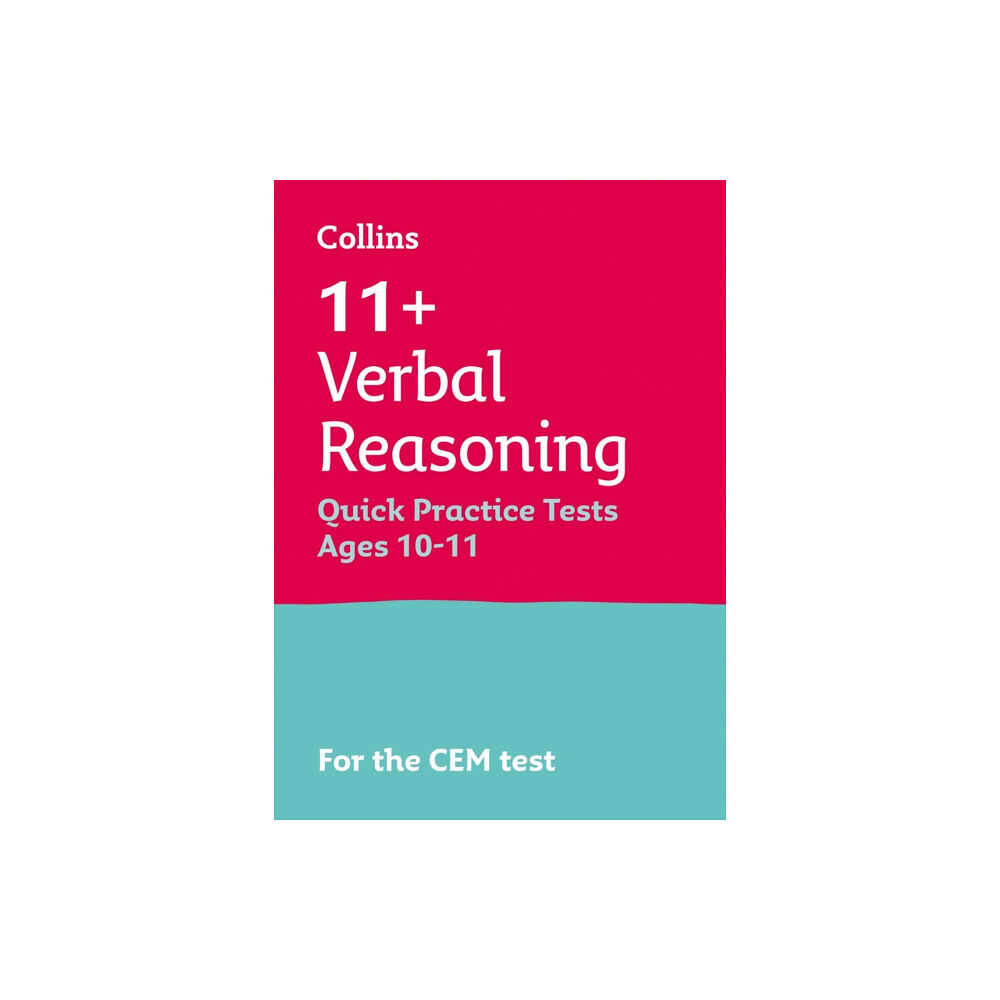 Letts Educational 11+ Verbal Reasoning Quick Practice Tests Age 10-11 (Year 6) (häftad, eng)