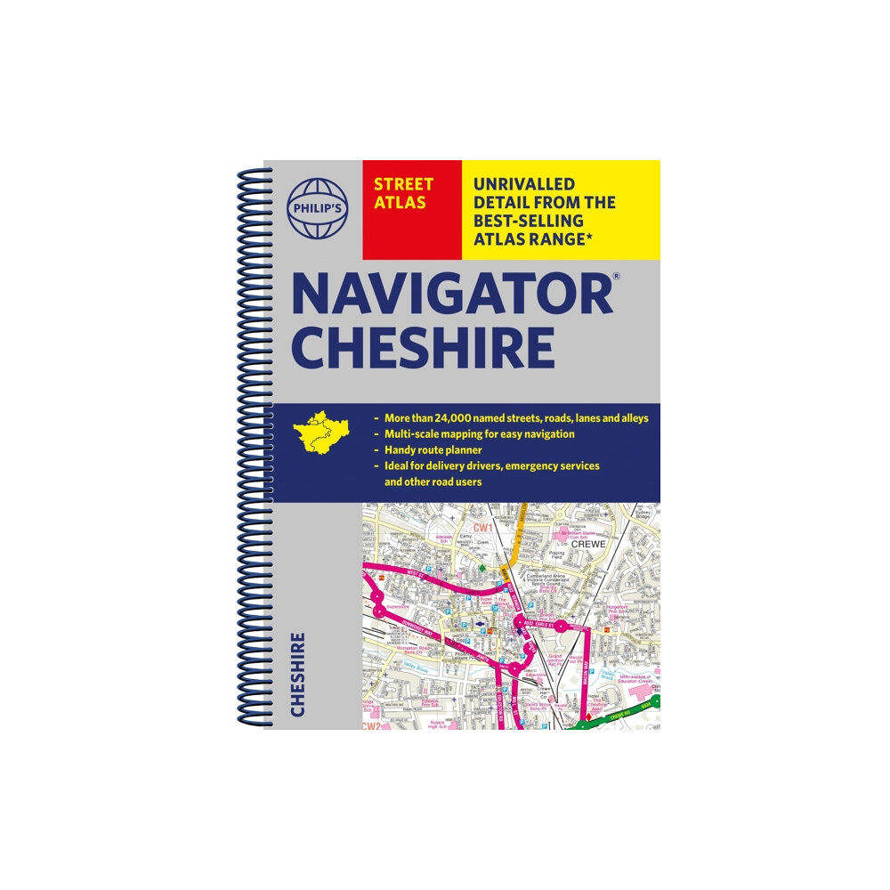 Octopus publishing group Philip's Street Atlas Navigator Cheshire (bok, spiral, eng)