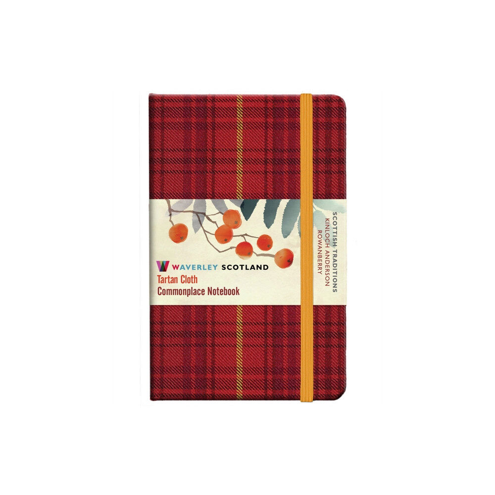 The Gresham Publishing Co. Ltd Waverley S.T. (M): Rowanberry Pocket Genuine Tartan Cloth Commonplace Notebook (inbunden, eng)