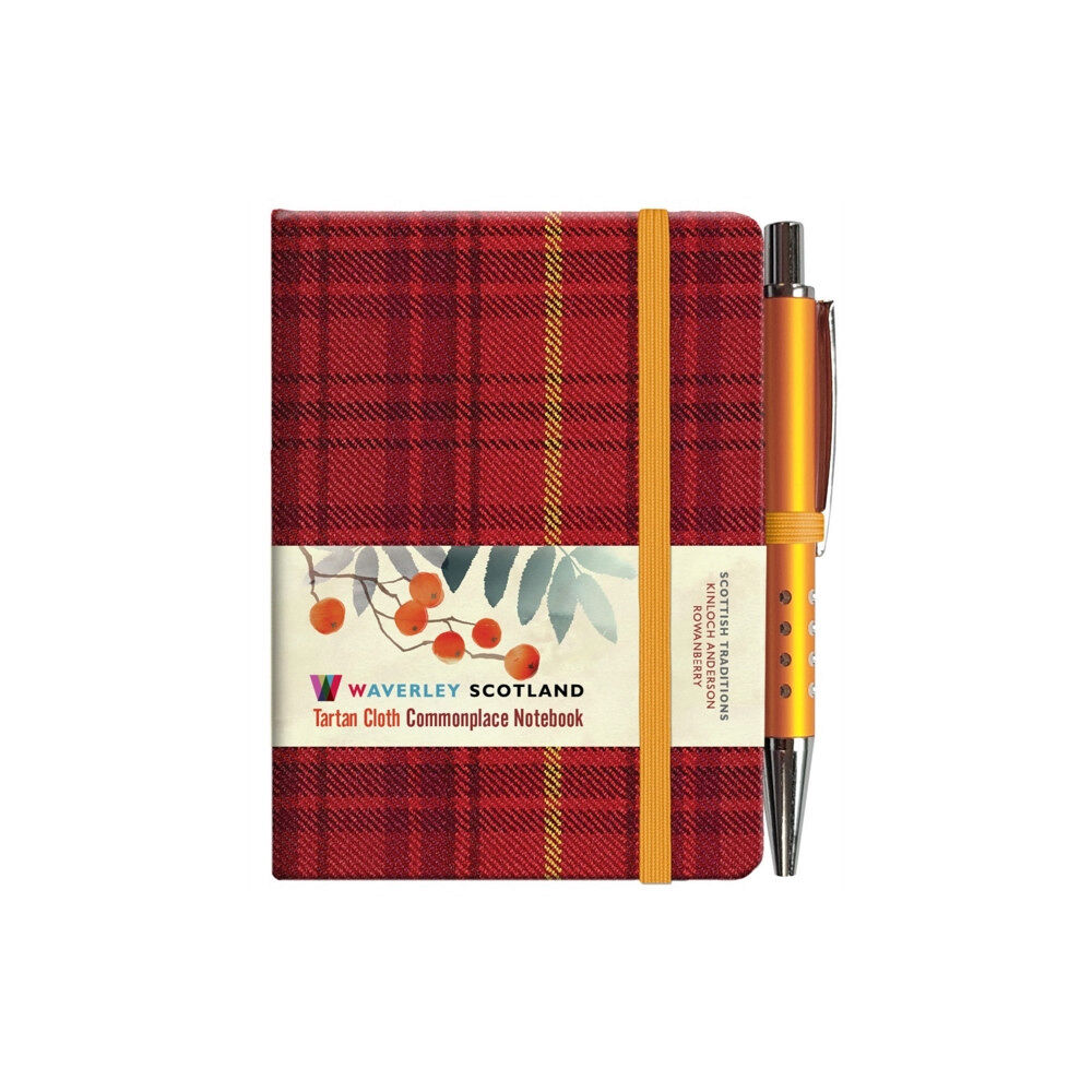 The Gresham Publishing Co. Ltd Waverley S.T. (S): Rowanberry Mini with Pen Pocket Genuine Tartan Cloth Commonplace Notebook (inbunden, eng)