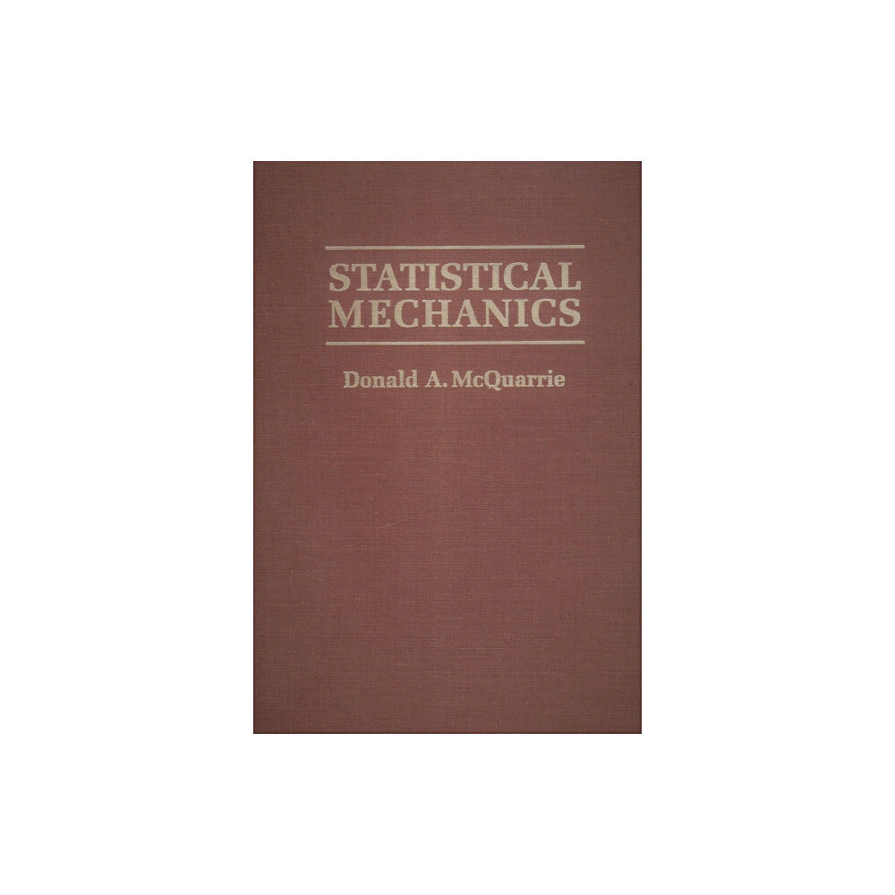 University Science Books,U.S. Statistical Mechanics (inbunden, eng)