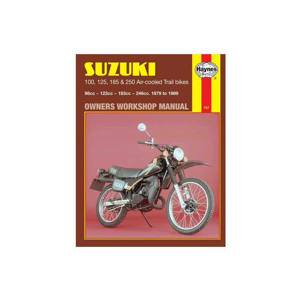 Haynes Manuals Inc Suzuki 100, 125, 185 & 250 Air-Cooled Trail Bikes (79 - 89) (häftad, eng)