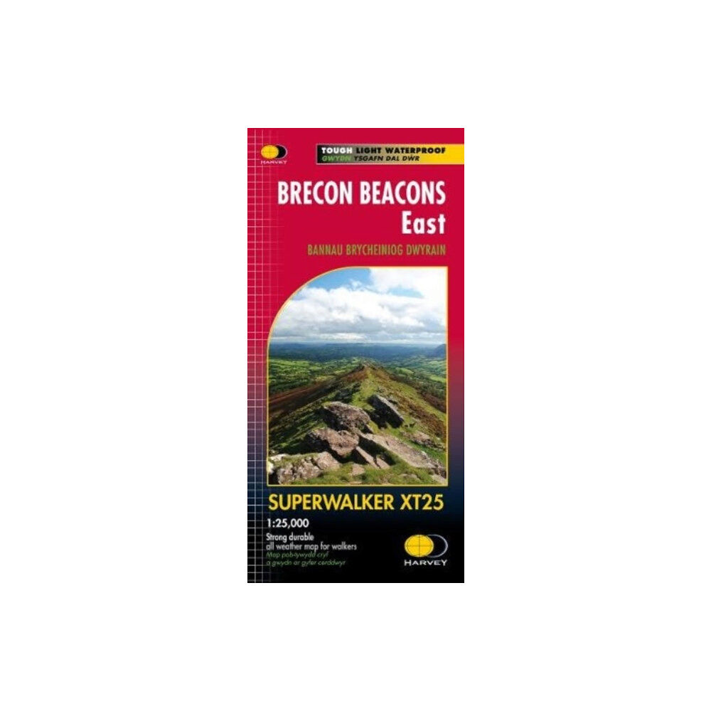 Harvey Map Services Ltd Brecon Beacons East