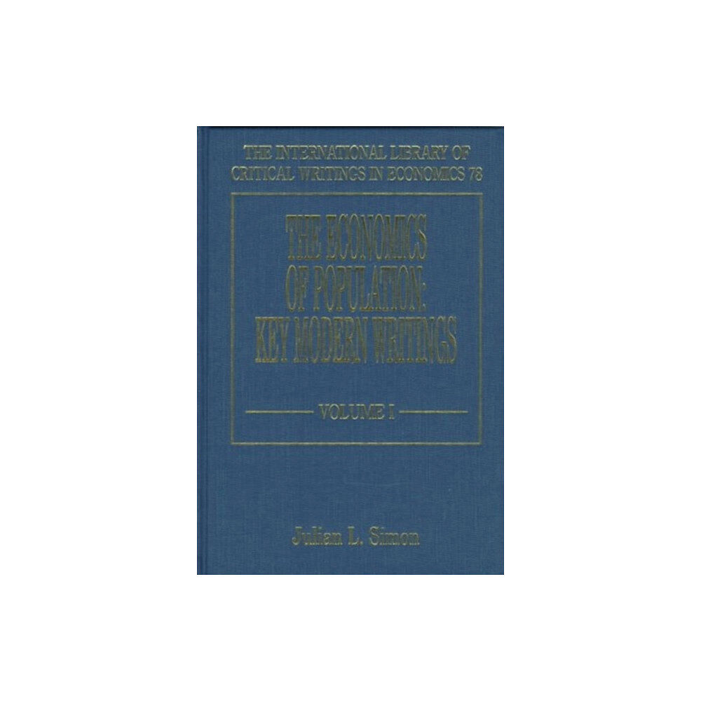 Edward Elgar Publishing Ltd The economics of population (inbunden, eng)