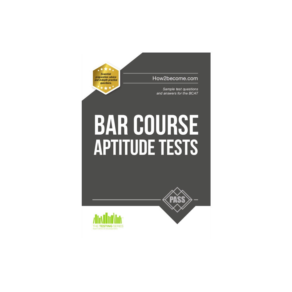 How2become Ltd Bar Course Aptitude Tests: Sample Test Questions and Answers for the BCAT (häftad, eng)