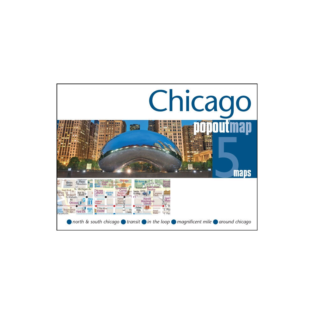 Heartwood Publishing Chicago PopOut Map