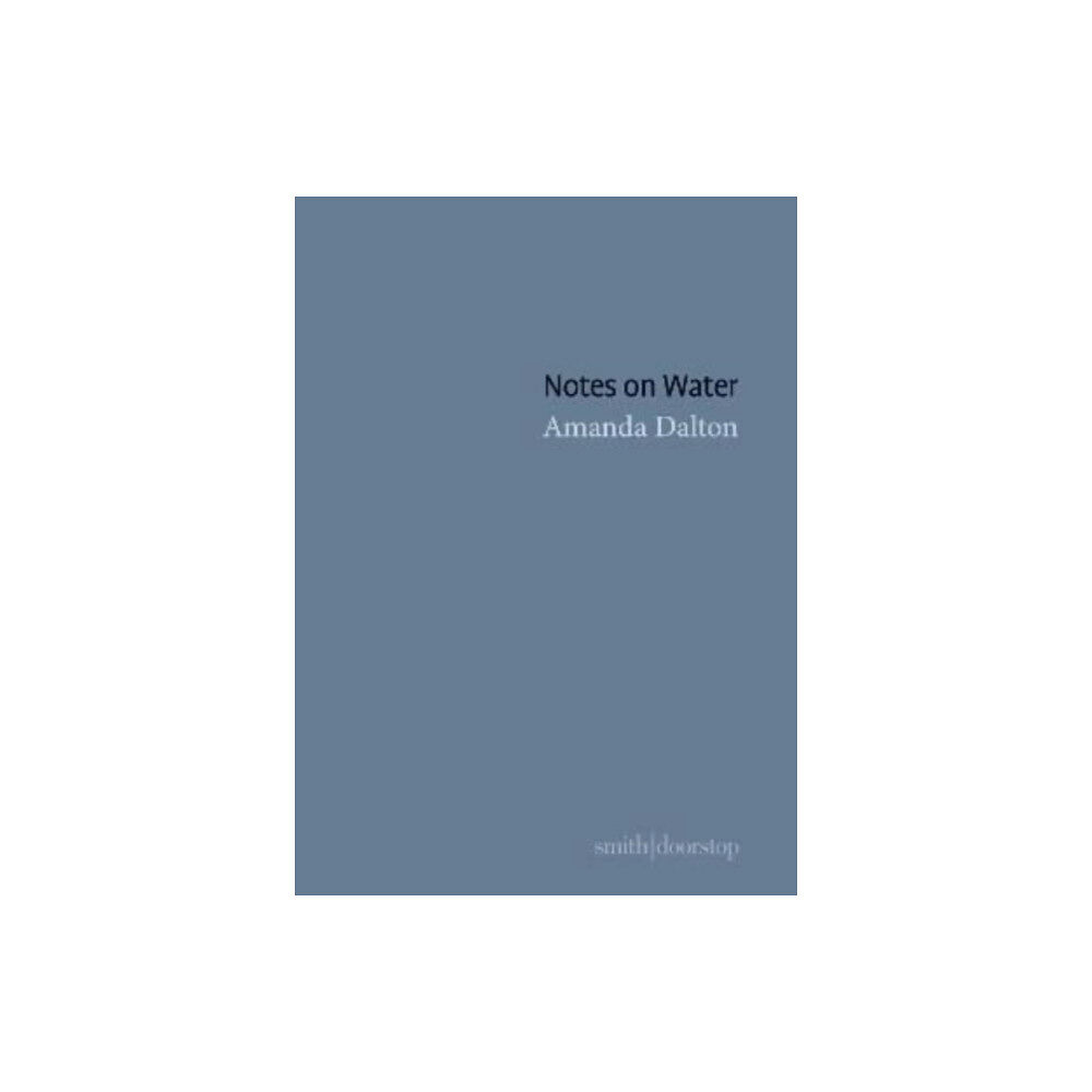 Smith|Doorstop Books Notes on Water (häftad, eng)