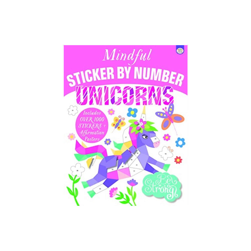 iSeek Ltd Mindful Sticker by Number Unicorns (häftad, eng)