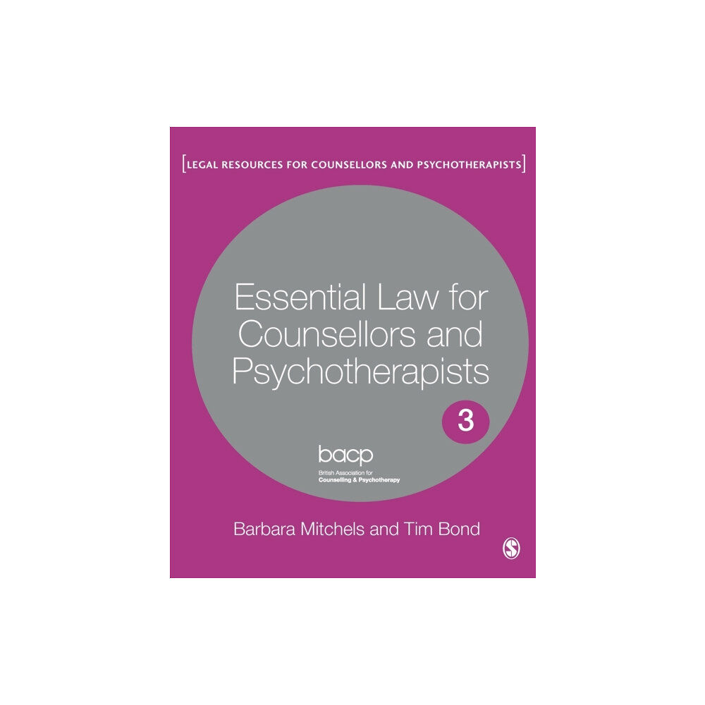 Sage Publications Ltd Essential Law for Counsellors and Psychotherapists (häftad, eng)