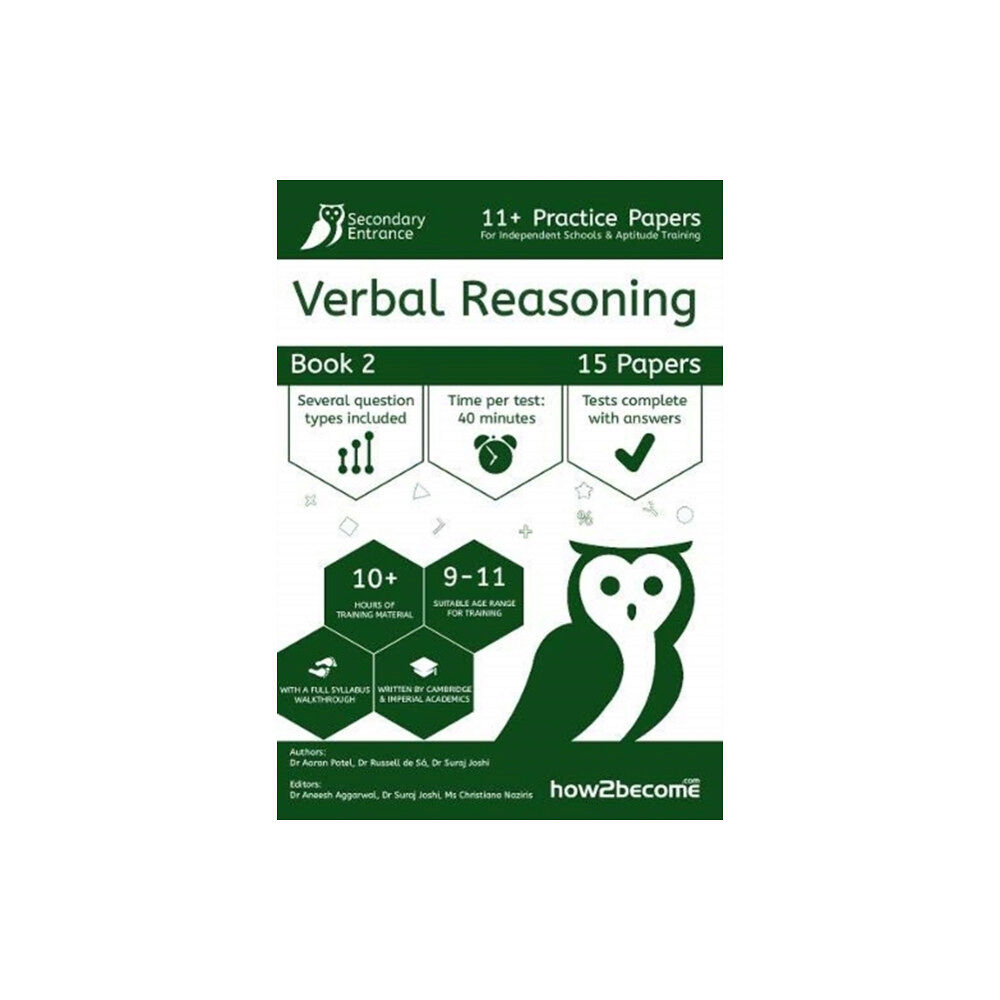 How2become Ltd 11+ Practice Papers For Independent Schools & Aptitude Training Verbal Reasoning Book 2 (häftad, eng)