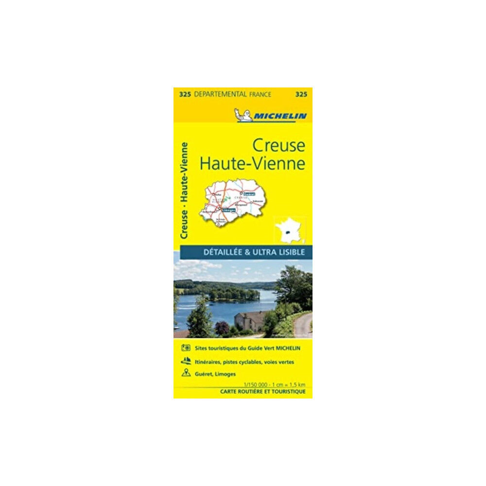 Michelin Editions Des Voyages Creuse, Haute-Vienne - Michelin Local Map 325