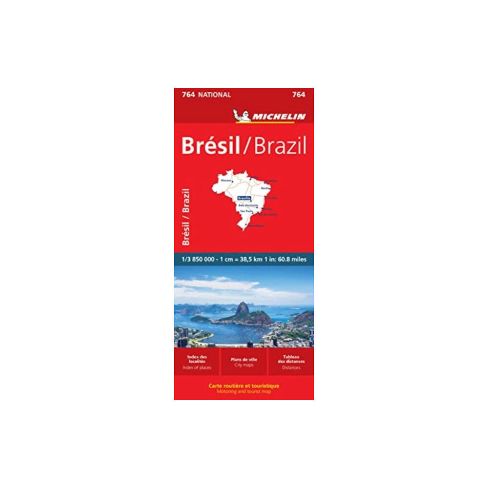 Michelin Editions Des Voyages Brazil - Michelin National Map 764