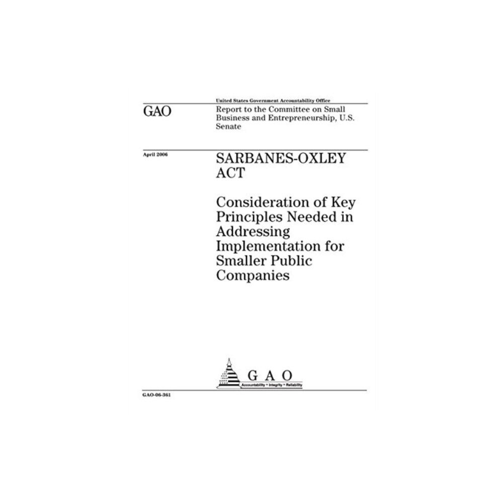 END OF LINE CLEARANCE BOOK SARBANES-OXLEY ACT (häftad, eng)