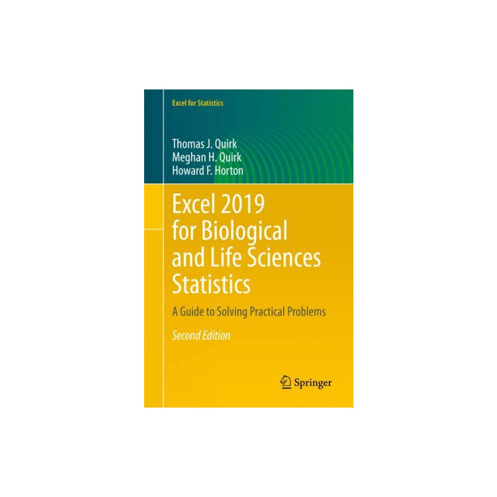 Springer Nature Switzerland AG Excel 2019 for Biological and Life Sciences Statistics (häftad, eng)