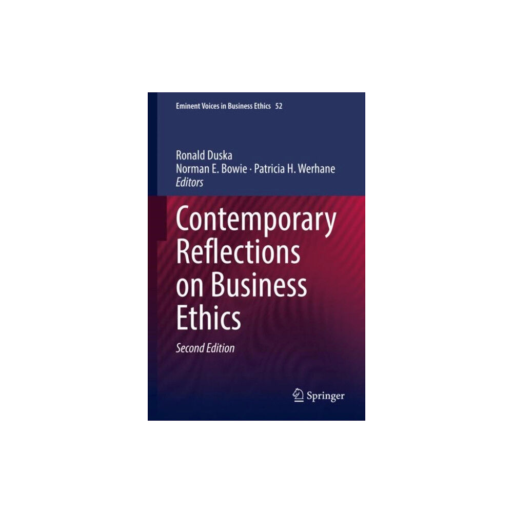 Springer Nature Switzerland AG Contemporary Reflections on Business Ethics (inbunden, eng)