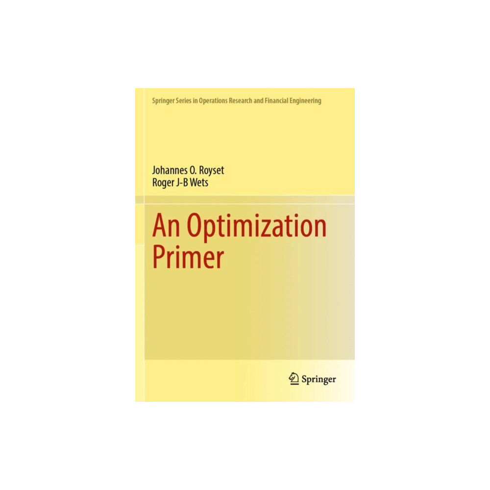 Springer Nature Switzerland AG An Optimization Primer (häftad, eng)