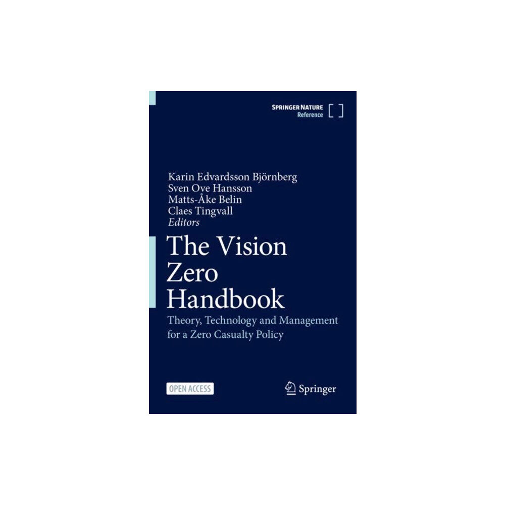 Springer Nature Switzerland AG The Vision Zero Handbook (inbunden, eng)