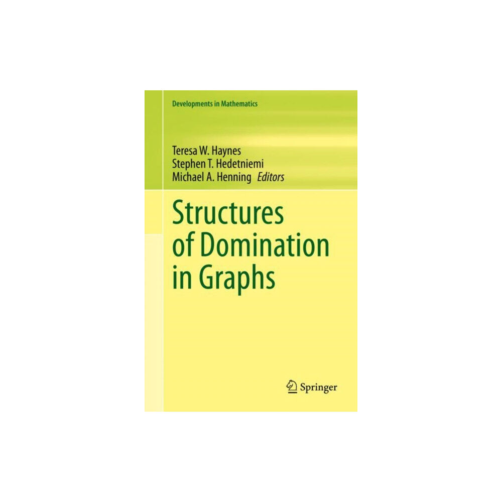 Springer Nature Switzerland AG Structures of Domination in Graphs (inbunden, eng)