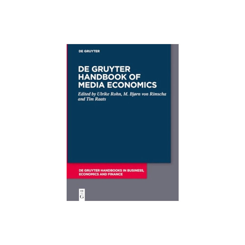 De Gruyter De Gruyter Handbook of Media Economics (inbunden, eng)