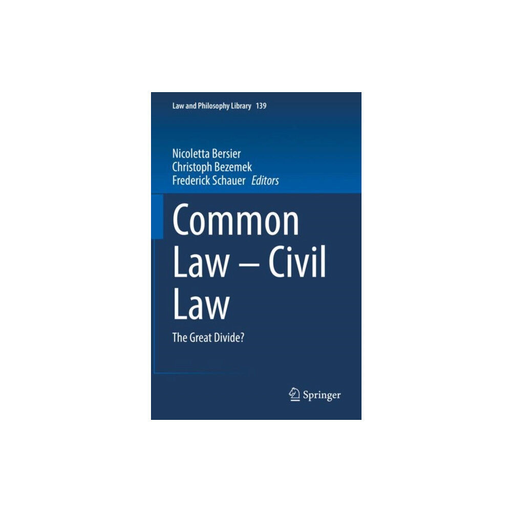 Springer Nature Switzerland AG Common Law – Civil Law (inbunden, eng)