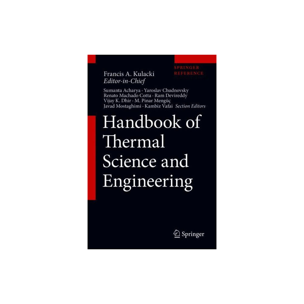 Springer International Publishing AG Handbook of Thermal Science and Engineering (inbunden, eng)