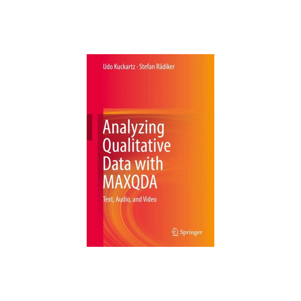 Springer Nature Switzerland AG Analyzing Qualitative Data with MAXQDA (inbunden, eng)