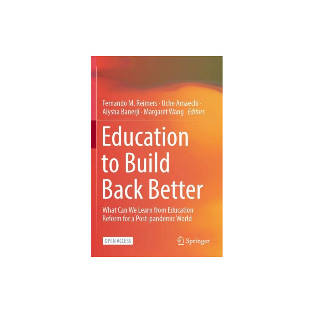 Springer Nature Switzerland AG Education to Build Back Better (häftad, eng)