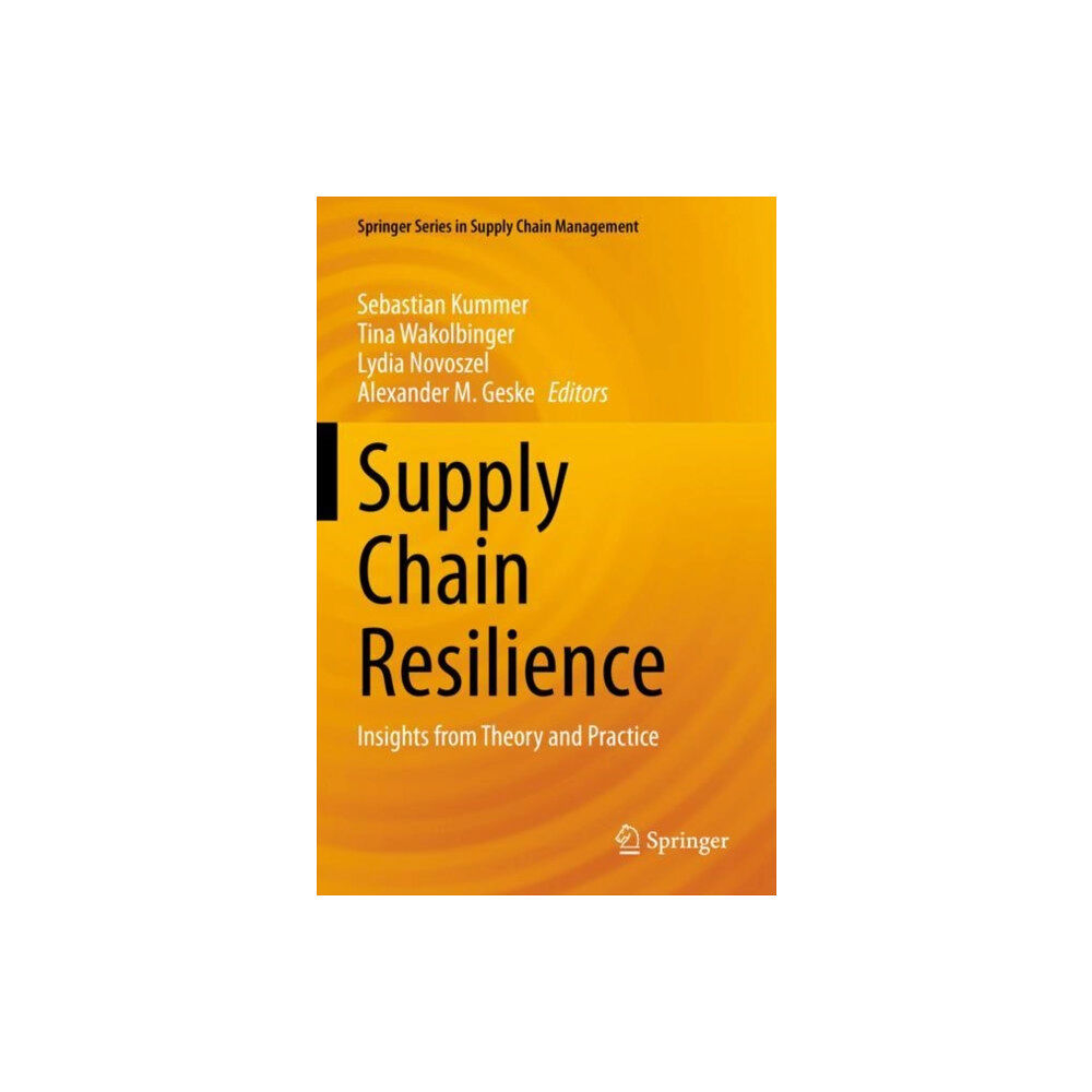 Springer Nature Switzerland AG Supply Chain Resilience (häftad, eng)