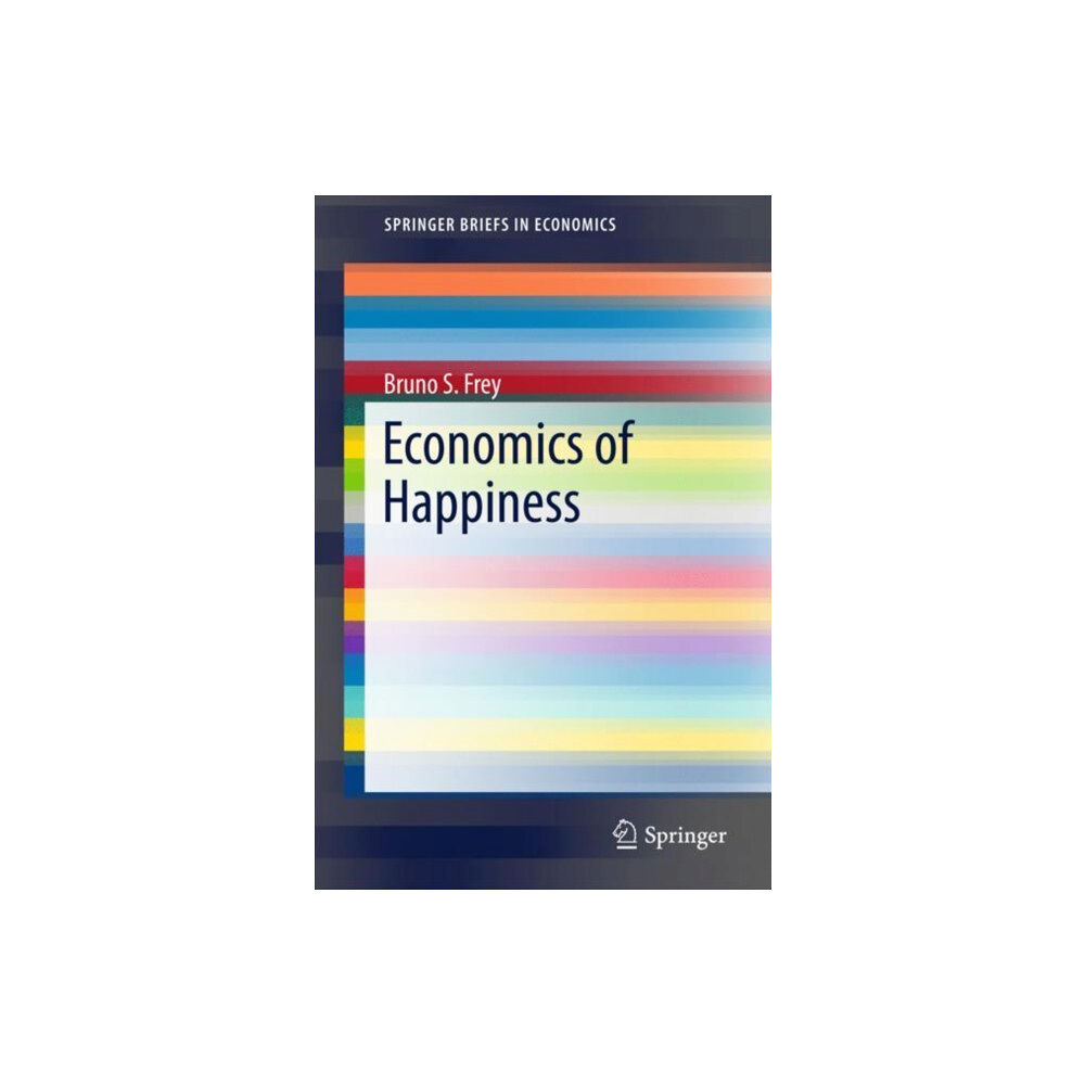 Springer International Publishing AG Economics of Happiness (häftad, eng)