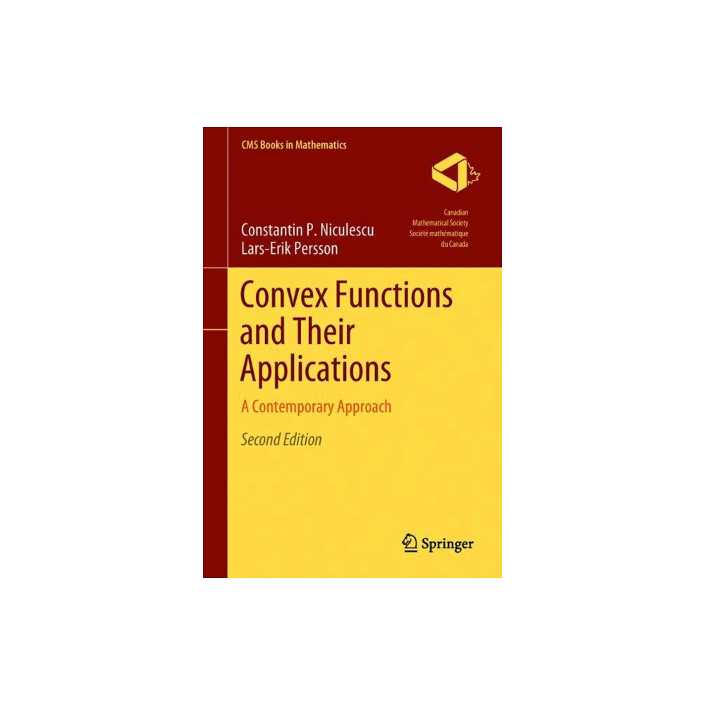 Springer International Publishing AG Convex Functions and Their Applications (inbunden, eng)