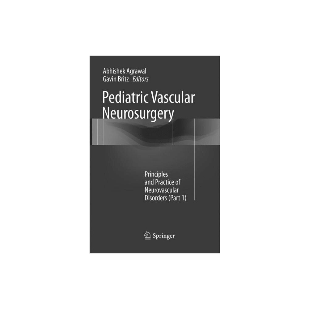 Springer International Publishing AG Pediatric Vascular Neurosurgery (häftad, eng)