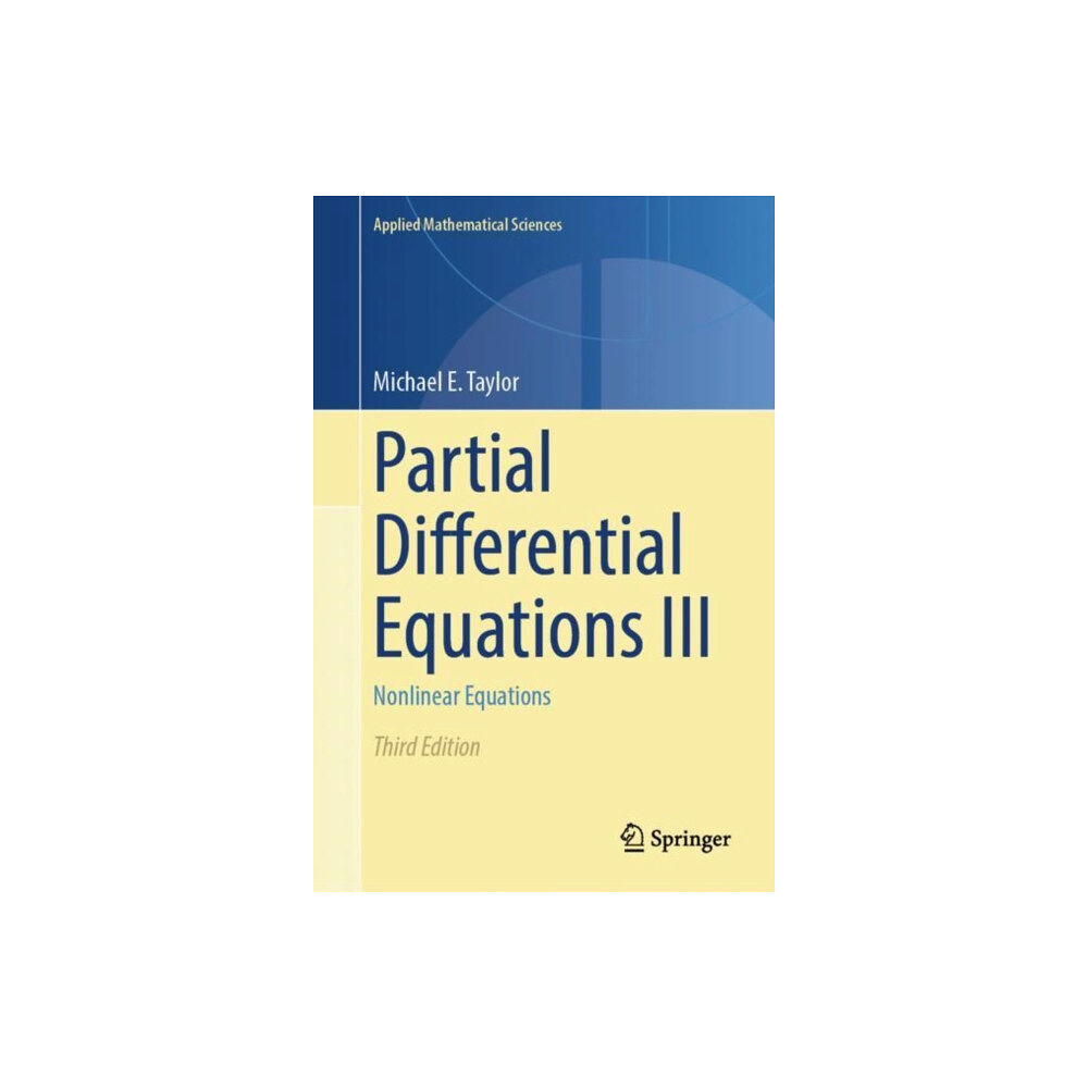 Springer International Publishing AG Partial Differential Equations III (inbunden, eng)