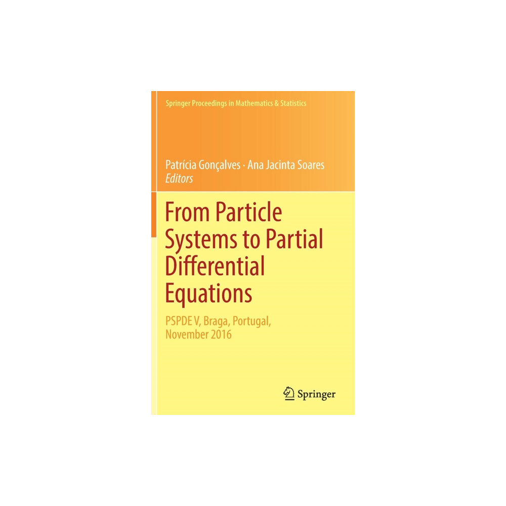 Springer International Publishing AG From Particle Systems to Partial Differential Equations (inbunden, eng)