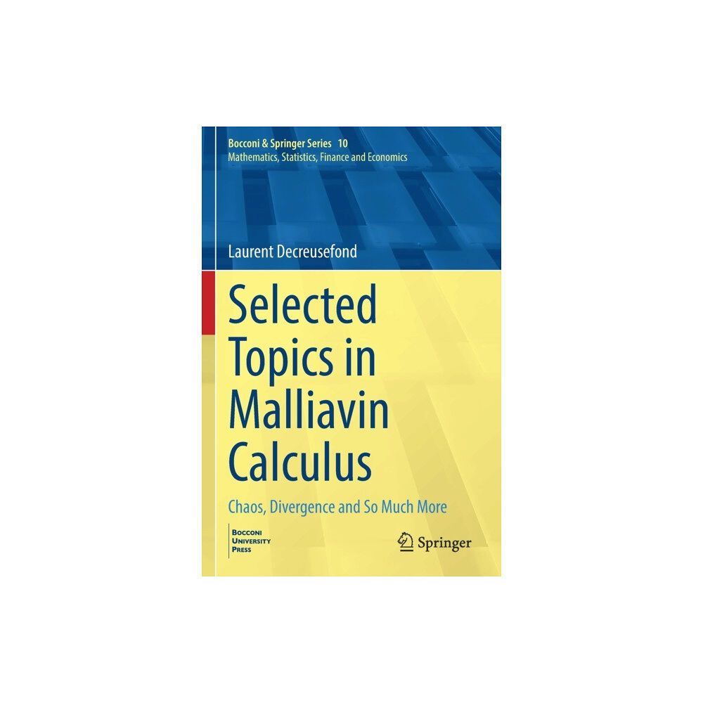 Springer International Publishing AG Selected Topics in Malliavin Calculus (häftad, eng)