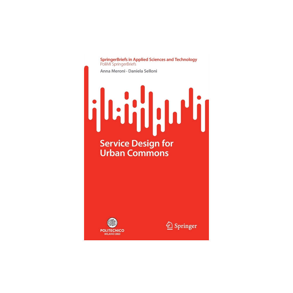 Springer International Publishing AG Service Design for Urban Commons (häftad, eng)