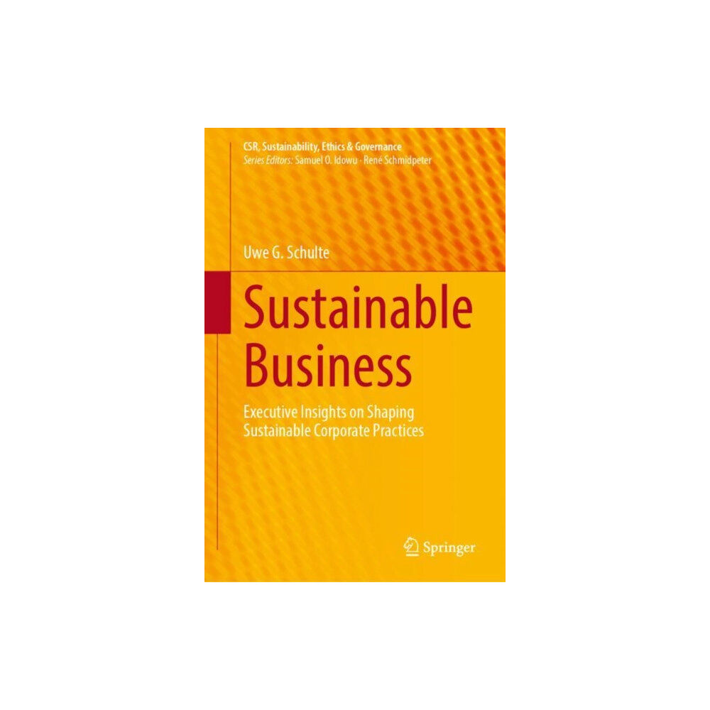 Springer International Publishing AG Sustainable Business (inbunden, eng)