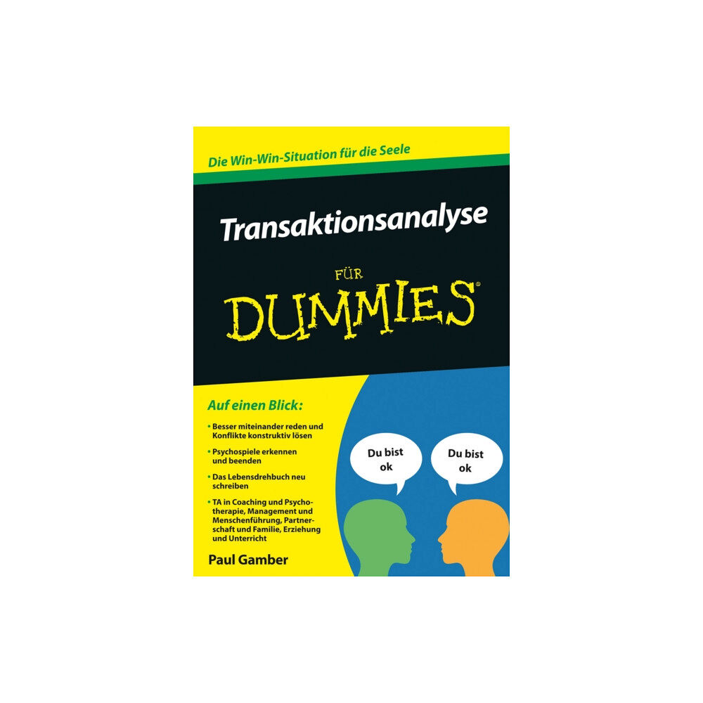 Wiley-VCH Verlag GmbH Transaktionsanalyse fur Dummies (häftad, ger)