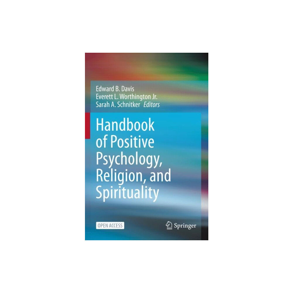 Springer International Publishing AG Handbook of Positive Psychology, Religion, and Spirituality (häftad, eng)