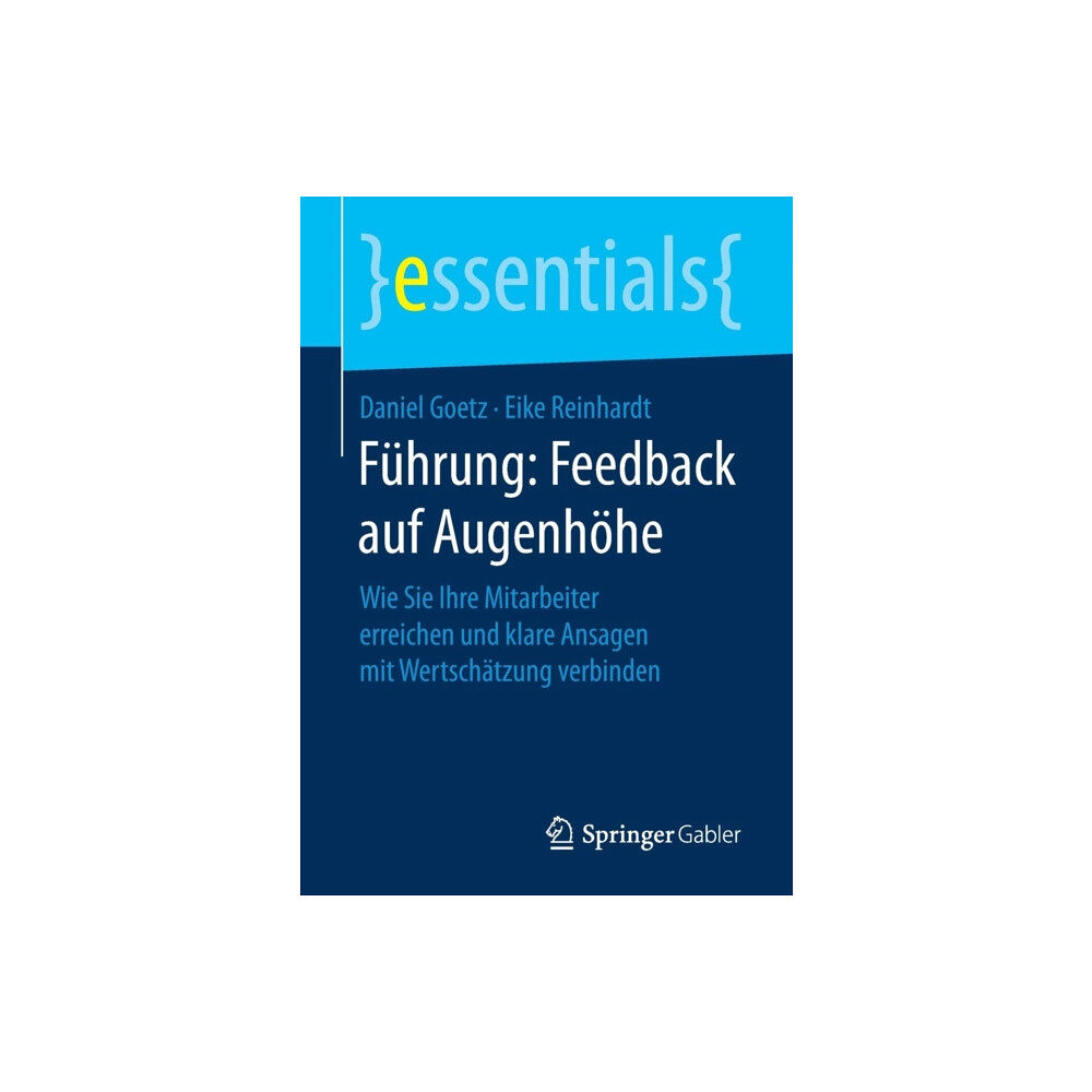 Springer-Verlag Berlin and Heidelberg GmbH & Co. K Fuhrung: Feedback auf Augenhohe (häftad, ger)