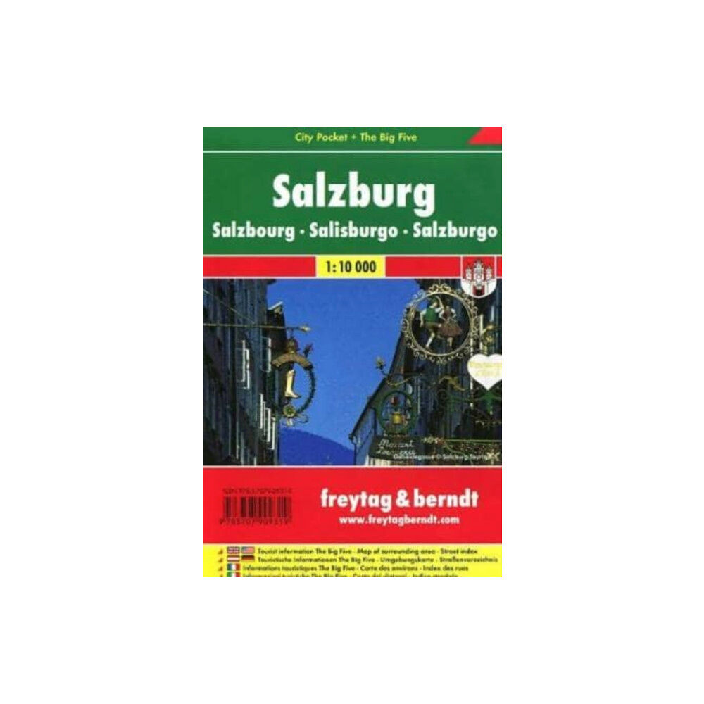 Freytag-Berndt Salzburg City City Pocket + the Big Five Waterproof 1:10 000