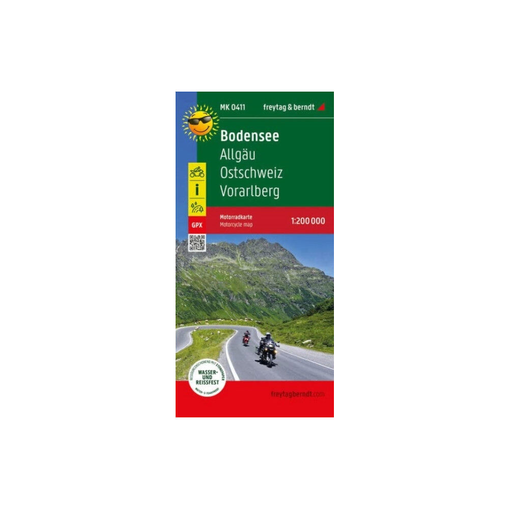 Freytag-Berndt Lake Constance, Motorcycle map 1:200.000