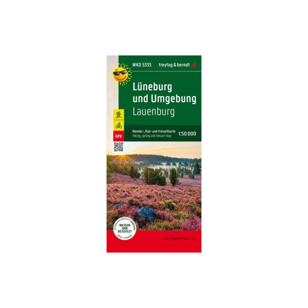 Freytag-Berndt Luneburg and surroundings, hiking, cycling and leisure map 1:50,000, freytag & berndt, WKD 5335