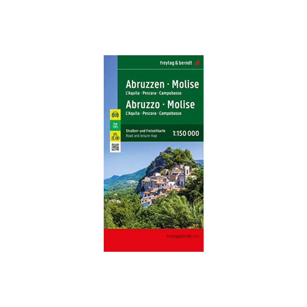 Freytag-Berndt Abruzzo - Molise - Road and leisure map