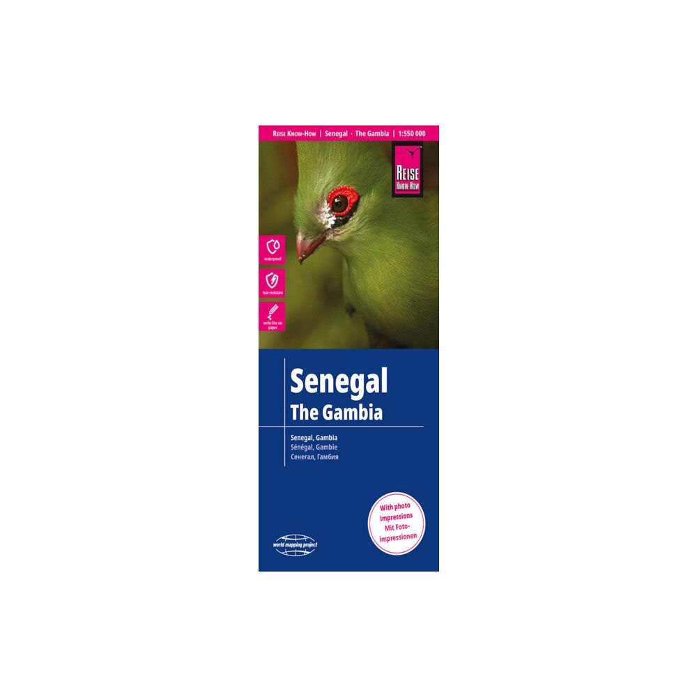 Reise Know-How Verlag Peter Rump GmbH Senegal / the Gambia (1:550.000)