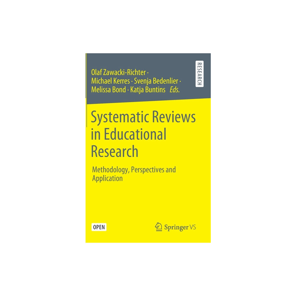 Springer Fachmedien Wiesbaden Systematic Reviews in Educational Research (inbunden, eng)