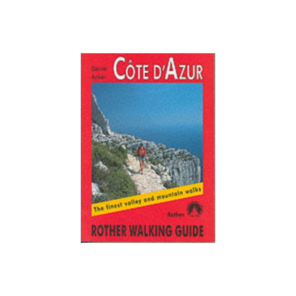 Bergverlag Rudolf Rother Cote d'Azur (häftad, eng)