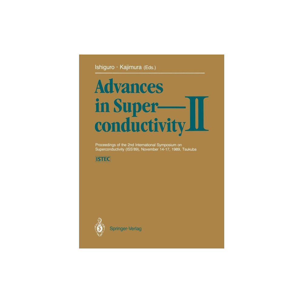 Springer Verlag, Japan Advances in Superconductivity II (häftad, eng)