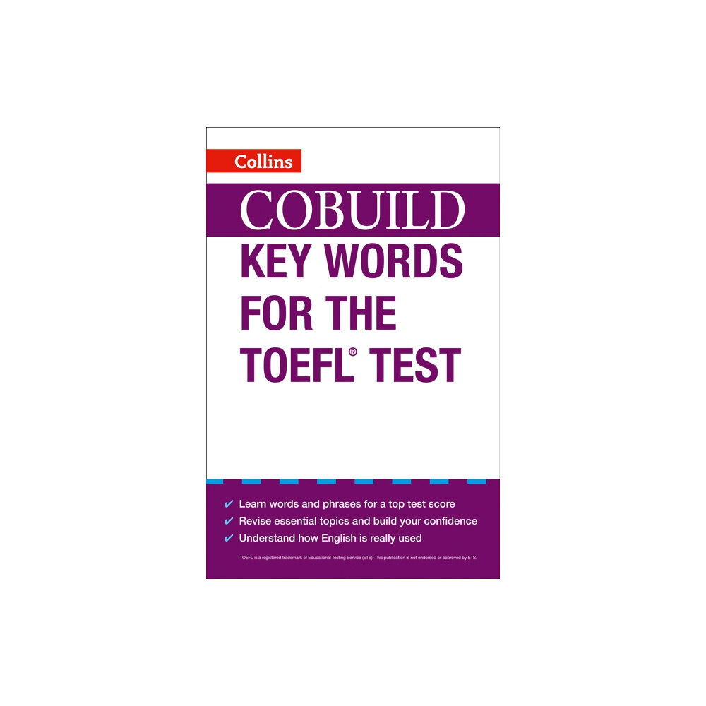 HarperCollins Publishers COBUILD Key Words for the TOEFL Test (häftad, eng)